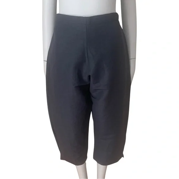 BRYN WALKER Wide Leg Pull On Dark Blue Capri Pants Size Small - Picture 7 of 16